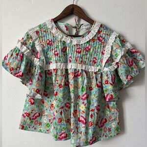CROSBY by Mollie Burch Ella Top – Island Floral – Size Small – NWOT